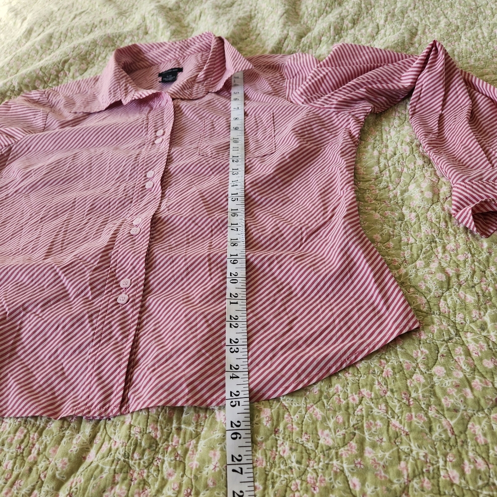 Calvin Klein Jeans Striped Red Women's Shirt Size XL/XG - Picture 6 of 15